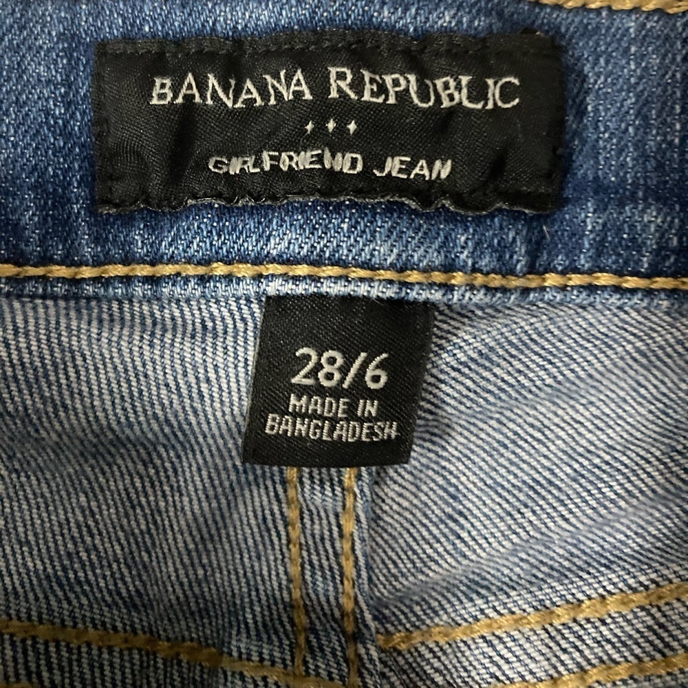 Banana Republic Women’s Size 6/28 Indigo Girlfriend Jeans - Picture 6 of 10